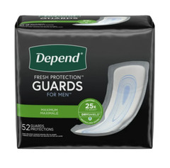 Incontinence Guards/Bladder Control Pads for Men, Maximum, 52 Count, Free Ship