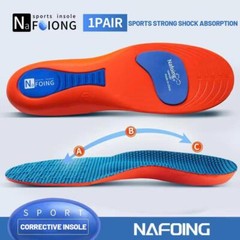 Sport Orthopedic Insoles for Feet Men Women Eva Breathable Shock Absorption Shoe