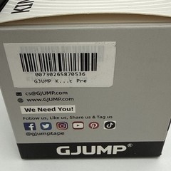 GJUMP Kinesiology Tape 2 Rolls Black & Gold Water Resistant 2in x 16ft