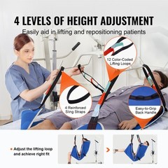 Universal Full Body Patient Lift Sling XL-Size Patient Lift Medical Sling