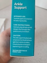 Family Wellness Ankle Support not made with natural rubber latex 1 Ancle Support