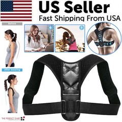Posture Corrector Adjustable Back Brace Shoulder Support Clavicle Belt Men Women
