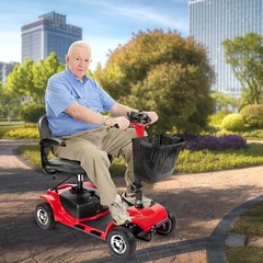 4 Wheels Mobility Scooter Power Folding Electric Wheel for All Terrain Travel US