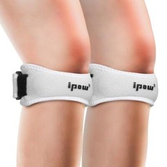 IPOW 2 Pack Knee Pain Relief & Patella Stabilizer Knee Strap Brace Support