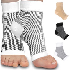Medical Grade Compression Foot Care Sleeves (15-20mmHg) for Arch, Heel Support