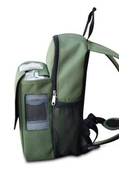 OxyGo Next Slim Backpack w/Storage – Green (O2Totes)