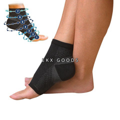 Sport Ankle Support Brace Elastic Compression Foot Plantar Fasciitis Heel Wrap