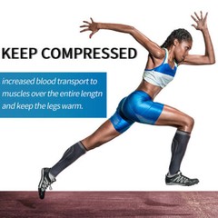Calf Compression Sleeve Ankle Brace Leg Support Socks Foot Fasciitis Pain Relief