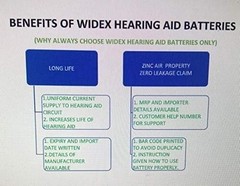 Widex hearing aid battery Size 312 (PR41)(10 Packet=60 Batteries) free&fast ship