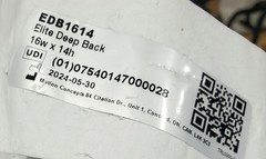 Invacare Matrx Elite Backrest + Headrest Deep Contour Power/manual Wheelchair