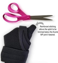 NEW Comfort Cool Thumb CMC Restriction Splint BLACK LEFT LARGE PLUS + NC79560