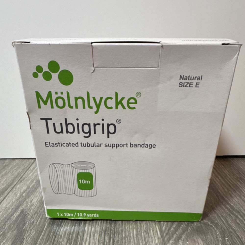 Molnlycke Tubigrip Elasticated Support Tubular Bandage Beige Size E 10m