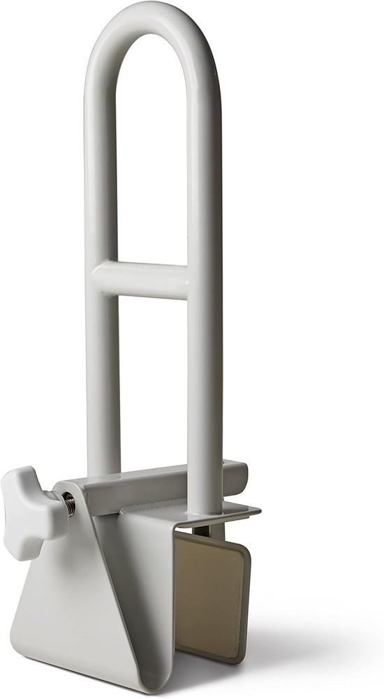 Medline Bathtub Safety Grab Bar Handle Clamp Tub Rail Fits 2.75-6.25″ Elderly