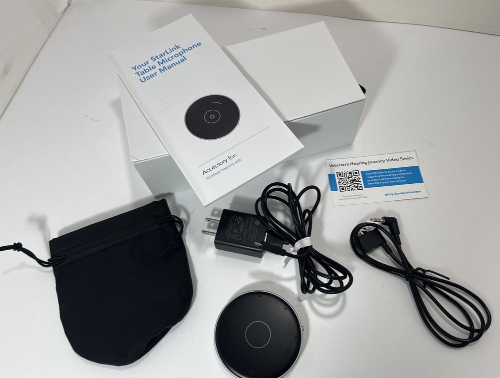 Starkey STARLINK Table Microphone and TV Streamer Set 43123-600 – READ
