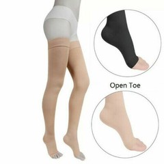 30-40mmHg Compression Open Toe Socks Thigh High Support Stockings Leg Sleeve US