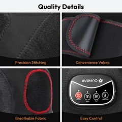 QUINEAR Knee Massager Pair- Air Compression Massage, Heat Treatment Never Used