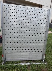Aluminum Folding Vehicle Ramp Anti-Slip w/Handle 881 lb TÜV NORD Silver