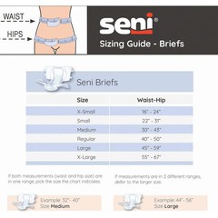 Seni Super Adult Incontinence Briefs