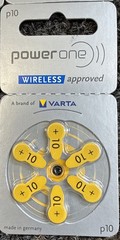 Varta PowerOne P10 Hearing Aid Battery 80 Batteries. US Seller, Exp 2029