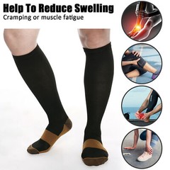 6 Pairs Compression Socks Knee High 20-30mm Hg Graduated Support Men’s Women’s