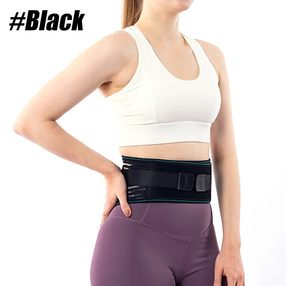 Adjustable Lumbar Support Belt 4 Steel Stays-Lower Back Brace for Pain Relief