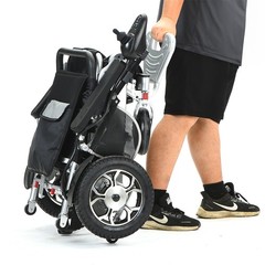 Quelith Foldable Electric Wheelchair Intelligent Power Wheelchairs Free Shipping