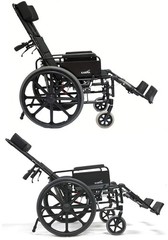 New Karman Healthcare KM5000 (KM5000F22W) Lightweight Reclining Wheelchair…