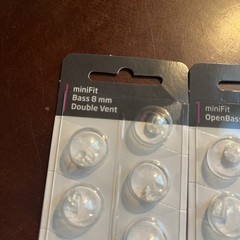 Oticon MiniFit openBass 8mm domes, 3 pack, 30 Total Domes