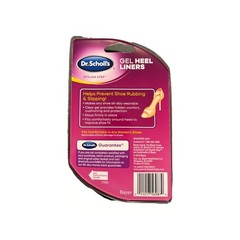 ☆ Dr Scholls Gel Heel Liners Helps Prevent Shoe Rubbing & Slipping One Pair New