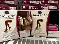 Shape to Fit 20-30mmHg Sheer Thigh High Compression Stocking w/Dot Band OPEN TOE
