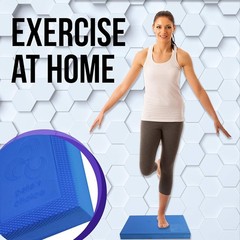 Extra Large Balance Pad in Blue for Enhanced Mobility and Lower Back Support