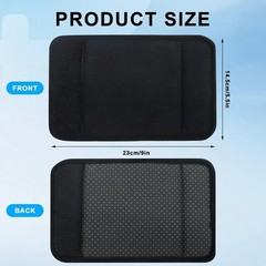 2 Pack Walker Handle Cushions – Grip Covers Pads – Padded Hand Black
