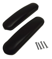 NEW Universal DESK Length (9-1/8″) Wheelchair Arm Pads, BLACK (Pair), Universal