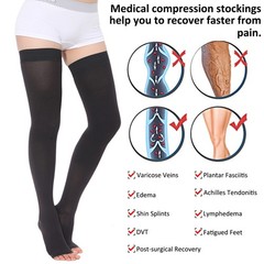 20-30mmHg Gradient Compression Stockings Treatment for Edema,Varicose Veins,Pain