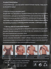1 PACK- Shoulder Stability Brace For Men/Women Adjustable Fit Sleeve Left/Right