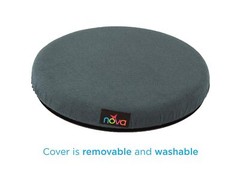 NOVA Swivel Seat Cushion for Car or Chair, 360 Degree Pivot Disc for Easy Tra…