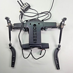Permobil ICS Switchbox Armrest Mount Brackets Assembly Swivel Arms F3 F5 M3 M300