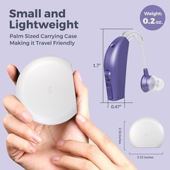 Rechargeable Digital Hearing Amplifier Set – All-Day Comfort & Clarity