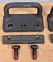 Pair Quantum Q6 Edge TIE DOWN BRACKETS WITH HARDWARE Track Insert Anchors