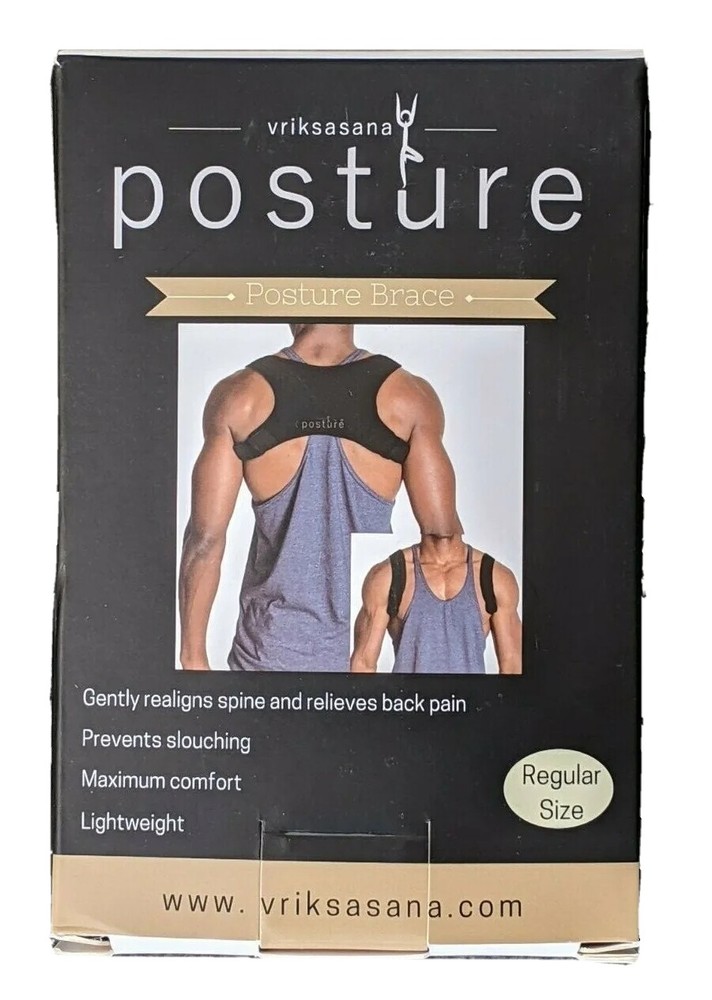 Lightweight posture brace for upper back support Vriksasana regular size 28″-46″