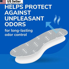 Dr. Scholls Air-Pillo Double Insoles Unisex (2 Pack) 1 Pair (Pack of 2), Black
