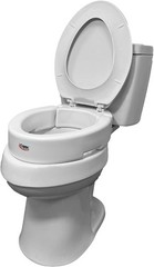 LPN – Compass Health Carex Hinged Elongated Toilet Seat Riser – Adds 3.5″