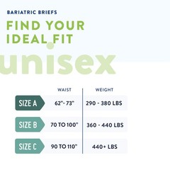 Prevail Bariatric Incontinence Brief Bariatric Size C Bariatric PV-110 4 Ct