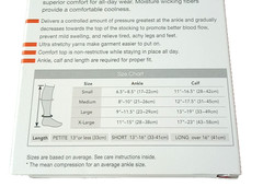 EASE by THERAFIRM Compression Opaque Knee Highs Small Short 15-20 mmHg Sand NWT