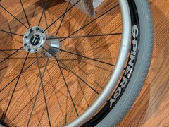 TiLite 22″ Spinergy SPOX Wheelchair Wheels 22×1-3/8 (w/ Solid core tires)