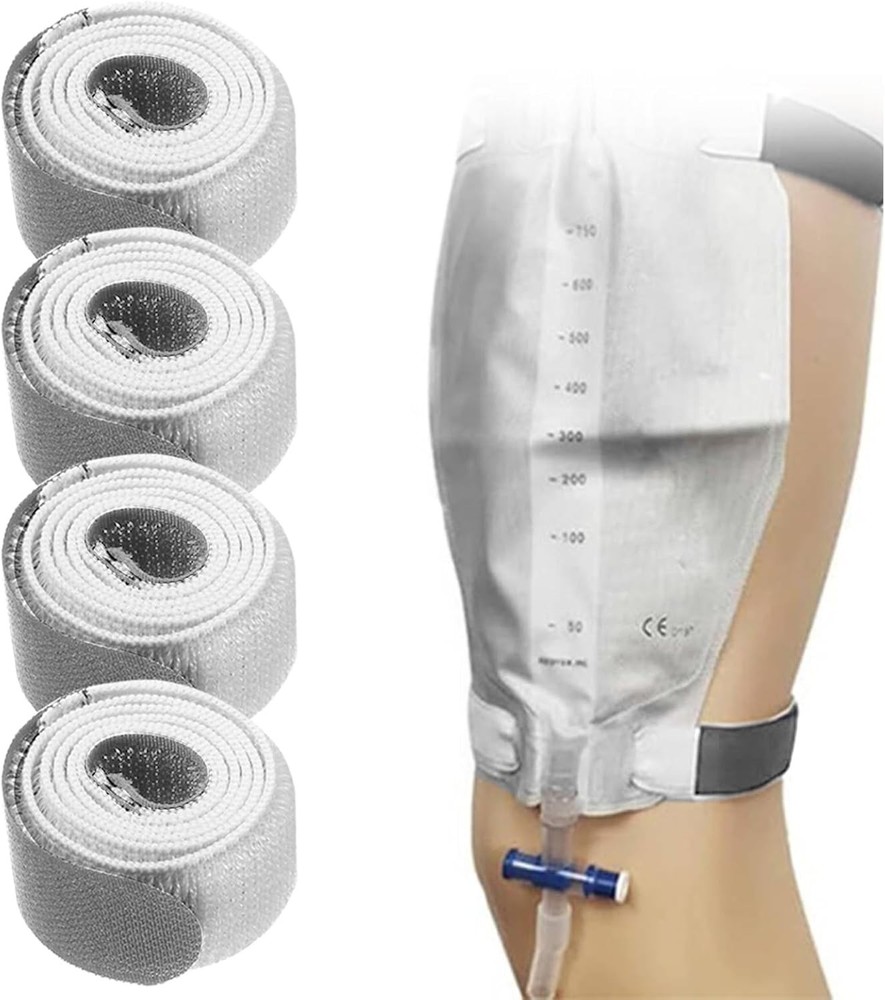 Catheter Leg Bag Strap 26“X 1“ Urine Drainage Bag Straps Leg Urinary Bag Fixat