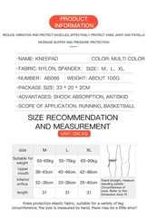 Knee Sleeves Compression Brace Support Sport Joint Injury Pain Arthritis Relief