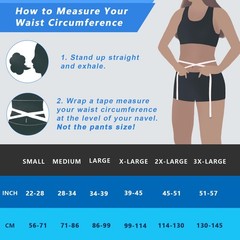Nvorliy LSO Lower Back Brace Fit Women & Men, Compression Large, Black