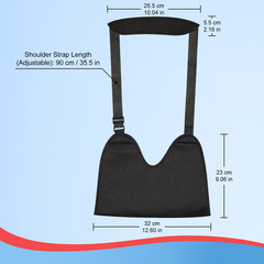 Mesh Arm Sling with Soft Shoulder Cushions, Adjustable Breathable Shoulder Immob