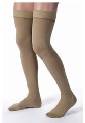 Jobst for Men 20-30 mmHg Thigh High Compression Stockings with Silicone Border